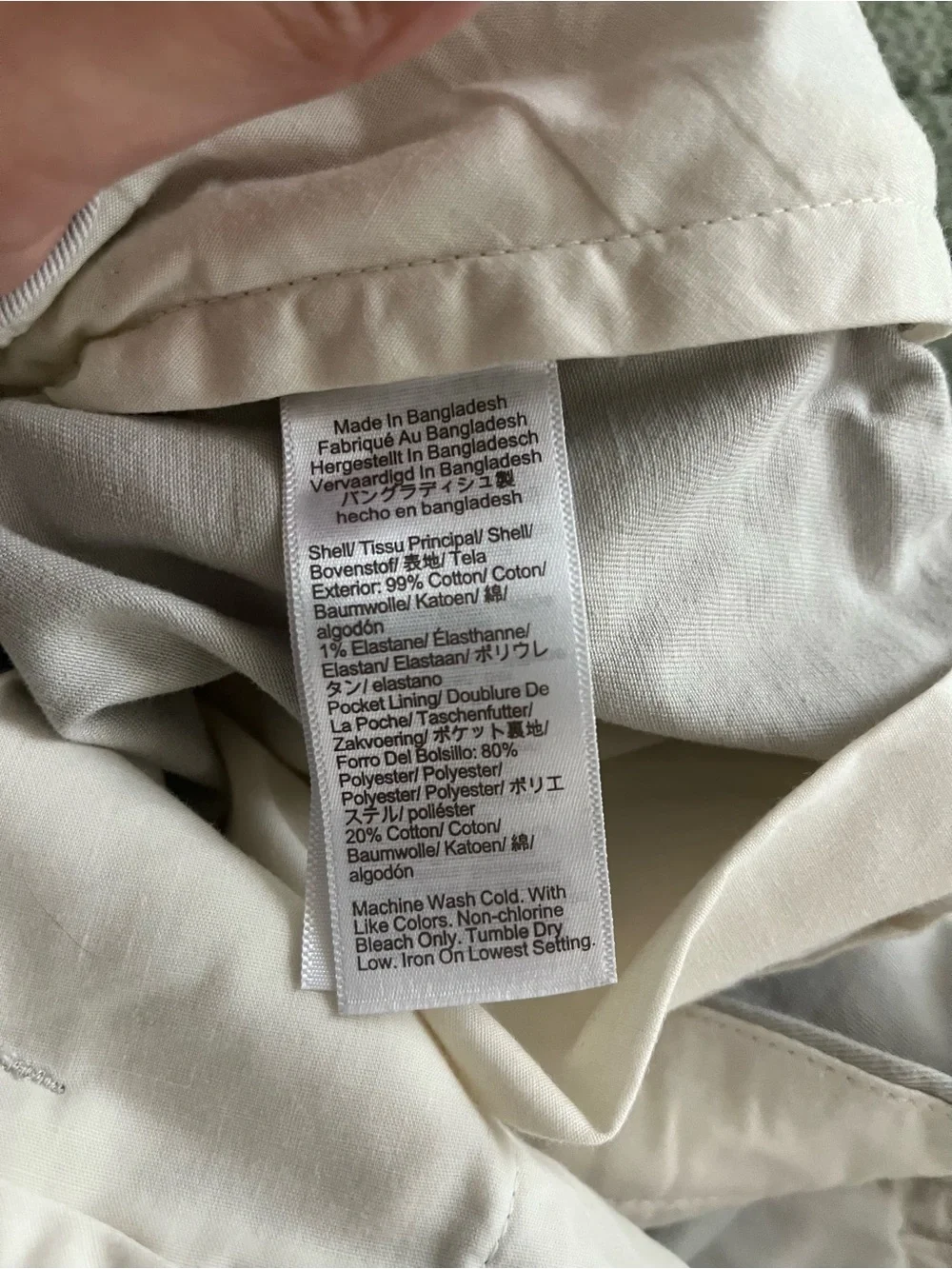 J Crew Men's Beige Chino Pants - Classic Straight Fit - 31x30